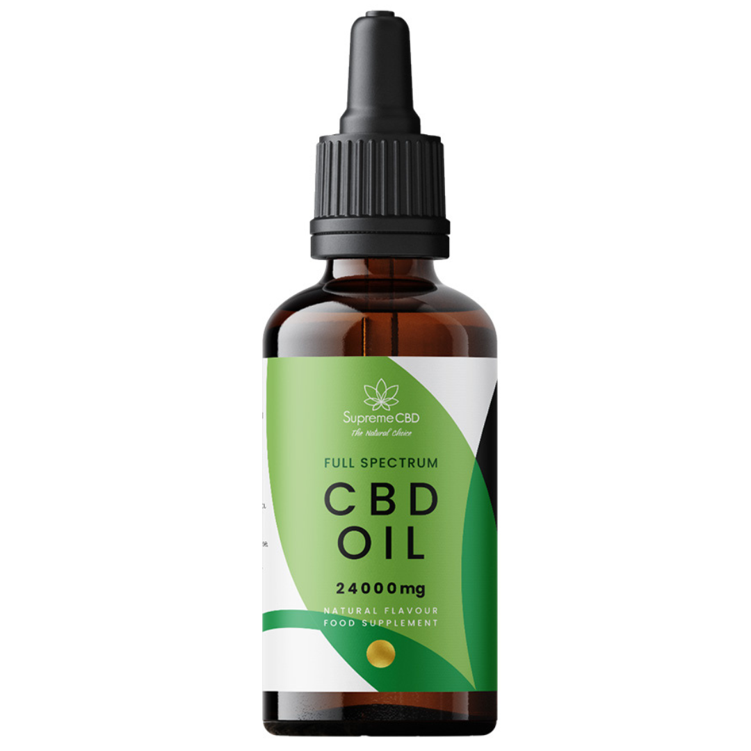 Supreme CBD Oil 100ml 24000mg | Ultra High Strength Full Spectrum CBD UK