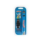 Twist 1100mAh Adjustable Vape Battery & USB Charger Rick & Morty Twist Backwoods Blue