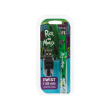 Twist 1100mAh Adjustable Vape Battery & USB Charger Rick & Morty Twist Green