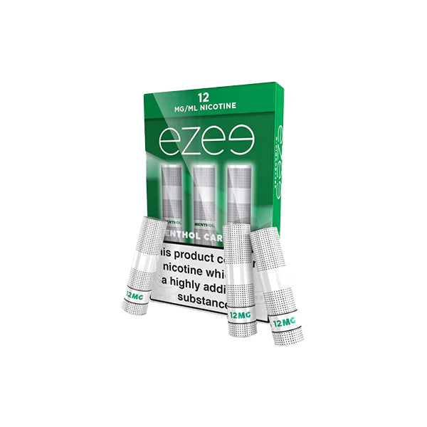 12mg Ezee E-cigarette Cartridges Menthol 1050 Puffs Default Title