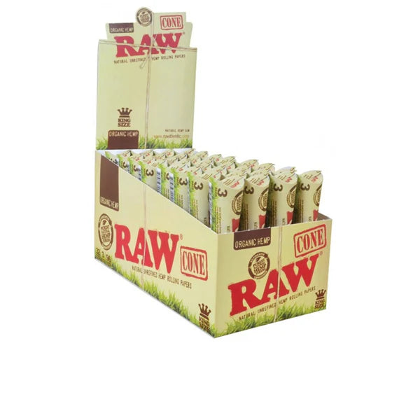3 x 32 RAW Organic Hemp King Sized Pre-Rolled Cones Default Title