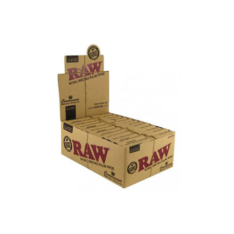 24 Raw Classic Connoisseur King Size Slim Rolling Papers + Pre-Rolled Tips Default Title