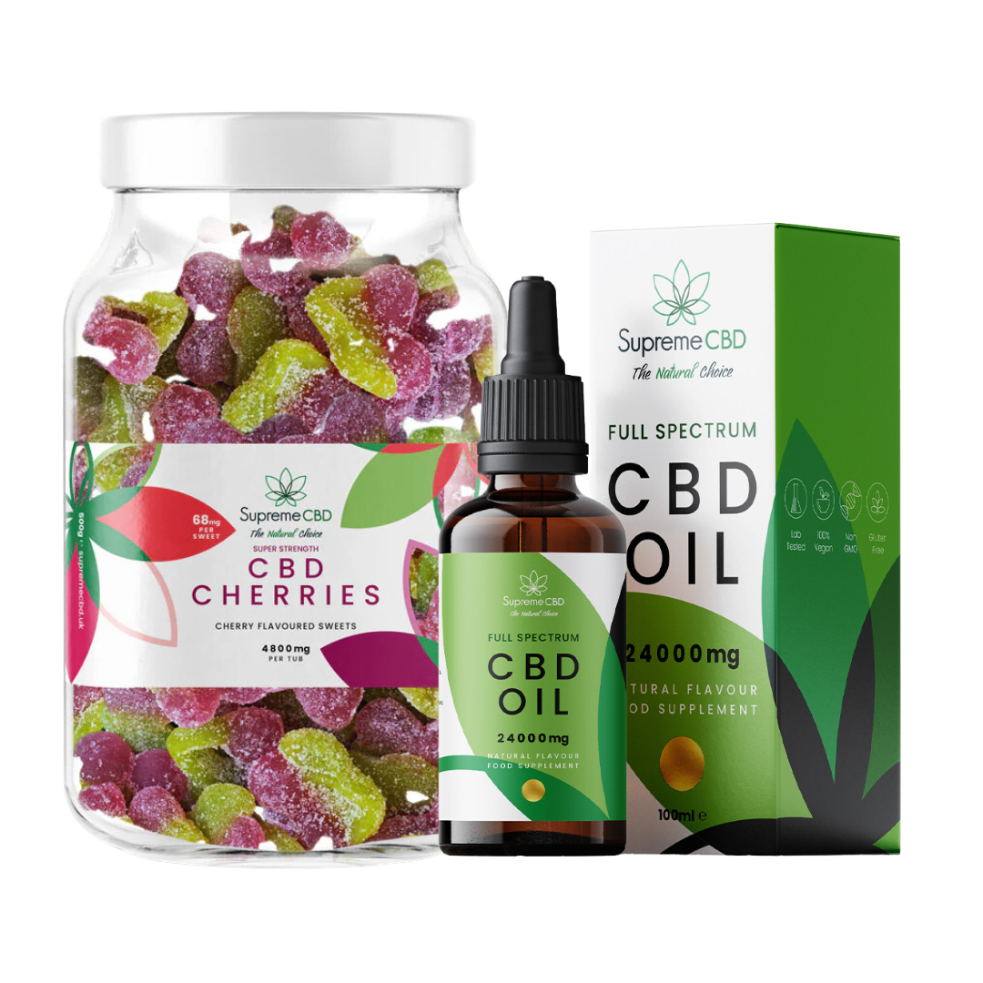 CBD Oil Bundle with FREE 4800mg CBD Gummies | Full Spectrum CBD UK