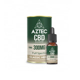 Aztec CBD 300mg CBD Vaping Liquid 10ml (50PG/50VG) Classic Hemp