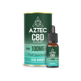 Aztec CBD 100mg CBD Vaping Liquid 10ml (50PG/50VG) Ice Mint