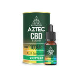 Aztec CBD 100mg CBD Vaping Liquid 10ml (50PG/50VG) Zkittlez