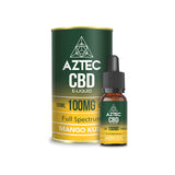 Aztec CBD 100mg CBD Vaping Liquid 10ml (50PG/50VG) Mango Kush
