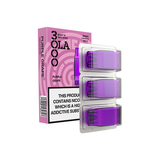 20mg SMPO Ola 3000 Prefilled Pods 2ml 1800 Puffs - 3 Pcs Purple Grape