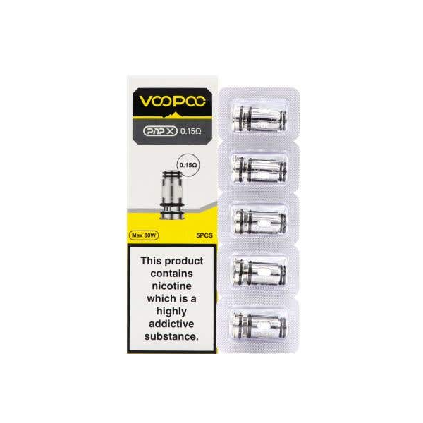 VooPoo PnP X Replacement Coils (0.15Ohm/0.2Ohm/0.3Ohm/0.6Ohm) 0.6Ohm