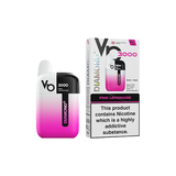 20mg Vapes Bar Diamond 3000 Pod Vape Kit 3000 Puffs Pink Lemonade