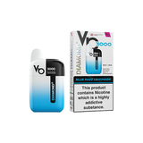 20mg Vapes Bar Diamond 3000 Pod Vape Kit 3000 Puffs Blue Razz Lemonade