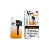 20mg Vapes Bar Diamond 3000 Pod Vape Kit 3000 Puffs Pineapple Ice
