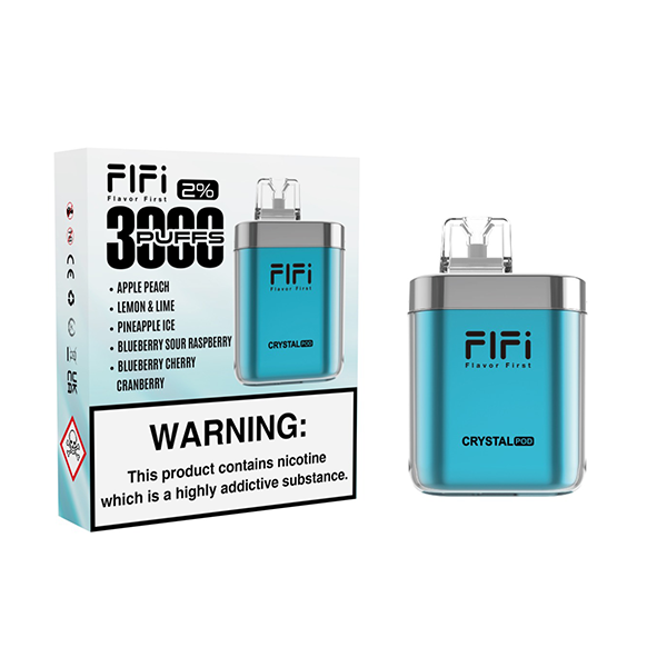 FLFI Crystal 5 in 1 Pod Kit 3000 Puffs Blue