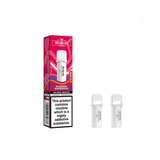 20mg SKE Crystal Pro Replacement Prefilled Pods 2ml 1200 Puffs - 2 Pcs Blueberry Raspberry