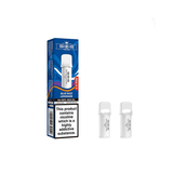 20mg SKE Crystal Pro Replacement Prefilled Pods 2ml 1200 Puffs - 2 Pcs Blue Razz Lemonade