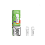 20mg SKE Crystal Pro Replacement Prefilled Pods 2ml 1200 Puffs - 2 Pcs Kiwi Passionfruit Guava