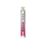 20mg SKE Crystal Plus 11W Pod Vape Kit + 1 Pod Aurora Pink - Strawberry Burst