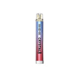 20mg SKE Crystal Plus 11W Pod Vape Kit + 1 Pod Aurora Red Blue - Blueberry Sour Raspberry
