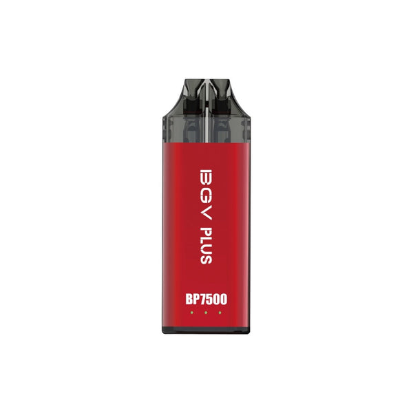 BGV PLUS BP7500 Disposable Empty Dual Refillable Vape Kit Red