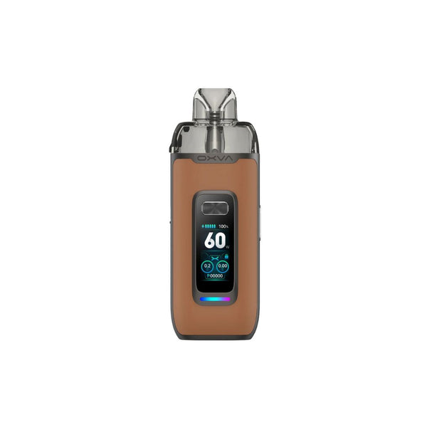OXVA Vprime Vape Pod Kit 2ml 60W + FREE Bar Juice 100ml Shortfill Brown Leather