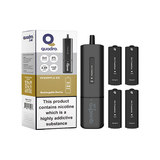 20mg Quadro 2.4K Pod Vape Kit 4 in 1 Black Series 2400 Puffs Pineapple Ice