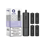 20mg Quadro 2.4K Pod Vape Kit 4 in 1 Black Series 2400 Puffs Rainbow