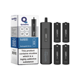 20mg Quadro 2.4K Pod Vape Kit 4 in 1 Black Series 2400 Puffs Blueberry Raspberry