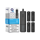 20mg Quadro 2.4K Pod Vape Kit 4 in 1 Black Series 2400 Puffs Mr Blue