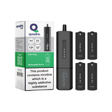 20mg Quadro 2.4K Pod Vape Kit 4 in 1 Black Series 2400 Puffs Menthol