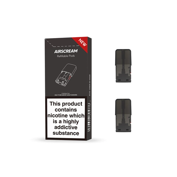 AirsPops By AIRSCREAM Refillable Replacement Pods 2PCS 1.5Ω 1.6ml Default Title