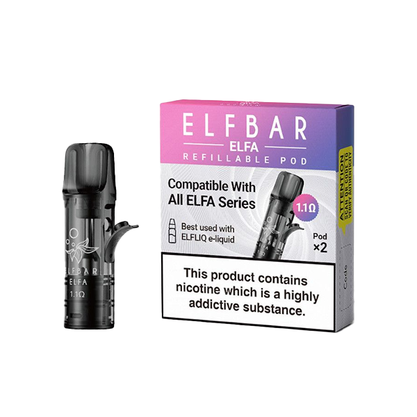 Elf Bar ELFA Empty Refillable Pods 2ml - 2 pcs Default Title