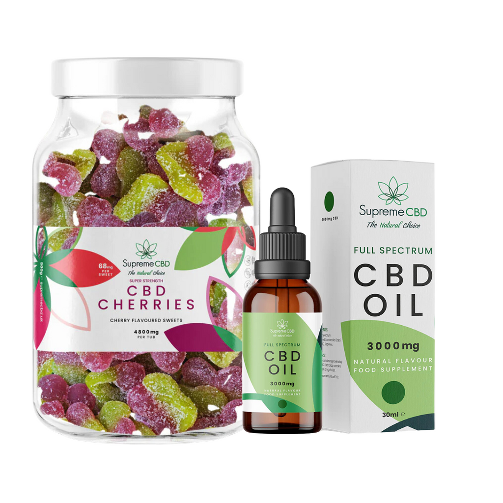 CBD Oil Bundle with FREE 4800mg CBD Gummies | Full Spectrum CBD UK