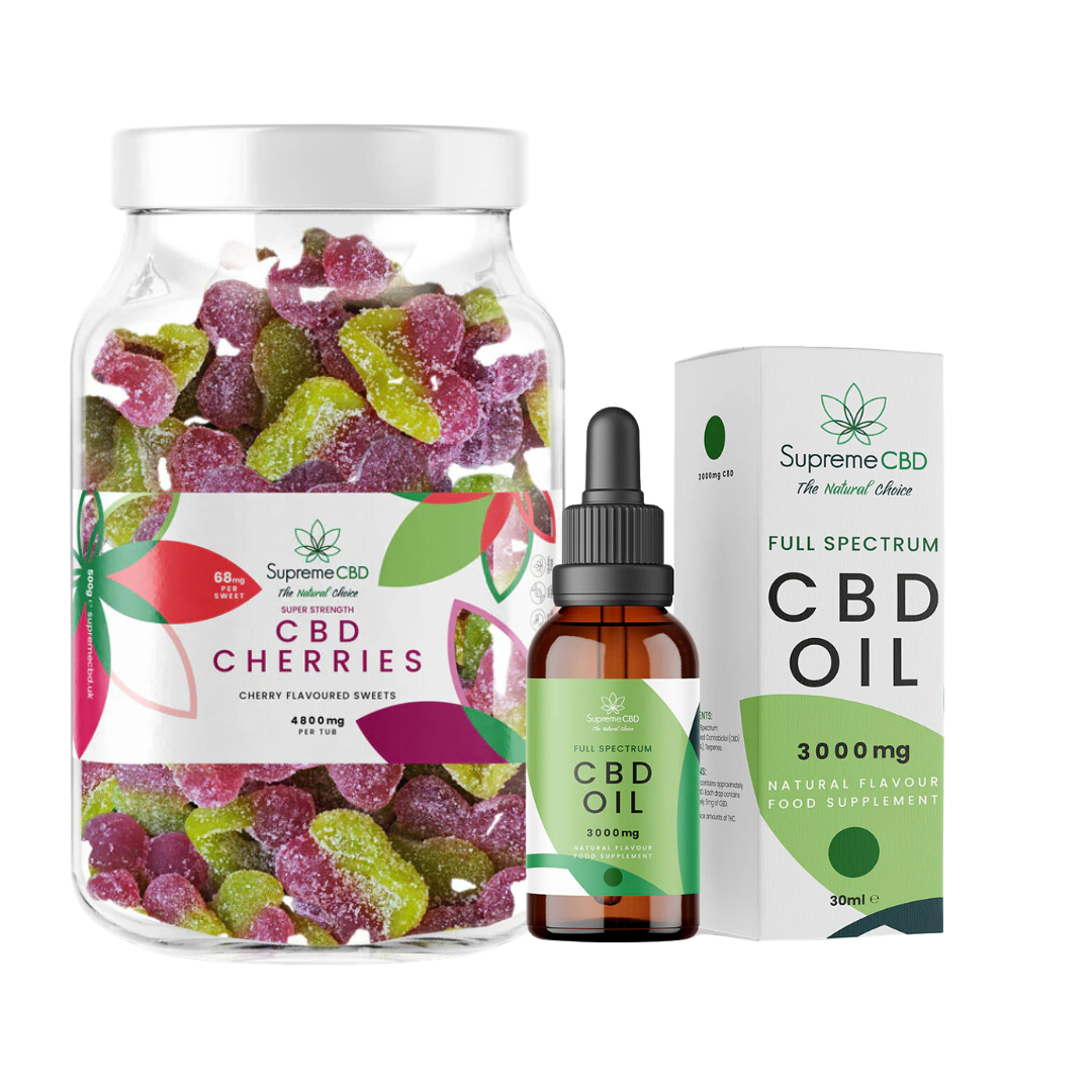 CBD Oil Bundle with FREE 4800mg CBD Gummies | Full Spectrum CBD UK