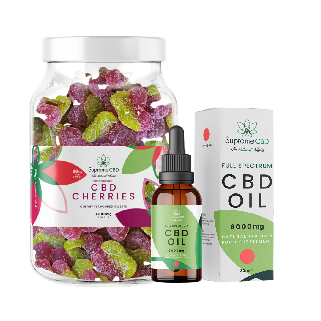 CBD Oil Bundle with FREE 4800mg CBD Gummies | Full Spectrum CBD UK
