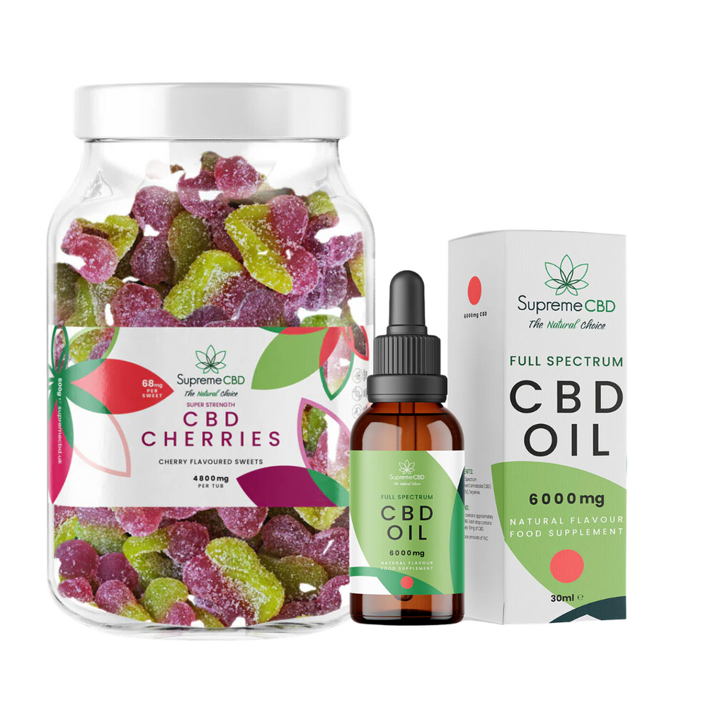 CBD Oil Bundle with FREE 4800mg CBD Gummies | Full Spectrum CBD UK