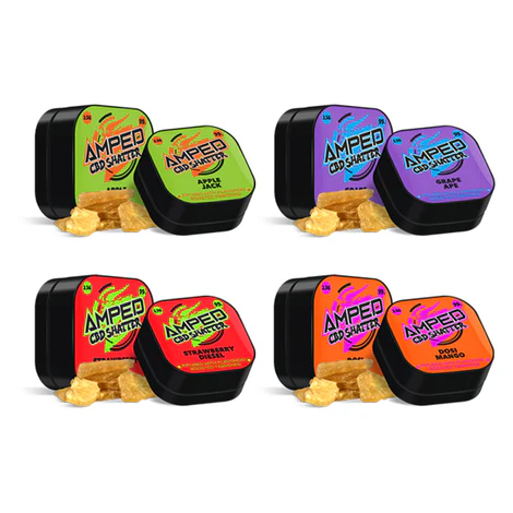 Amped CBD Shatter 99%