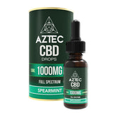 Aztec CBD Full Spectrum Hemp Oil 1000mg CBD 10ml Spearmint