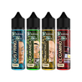 Bottles on Breaking CBG E-Liquid on a white background