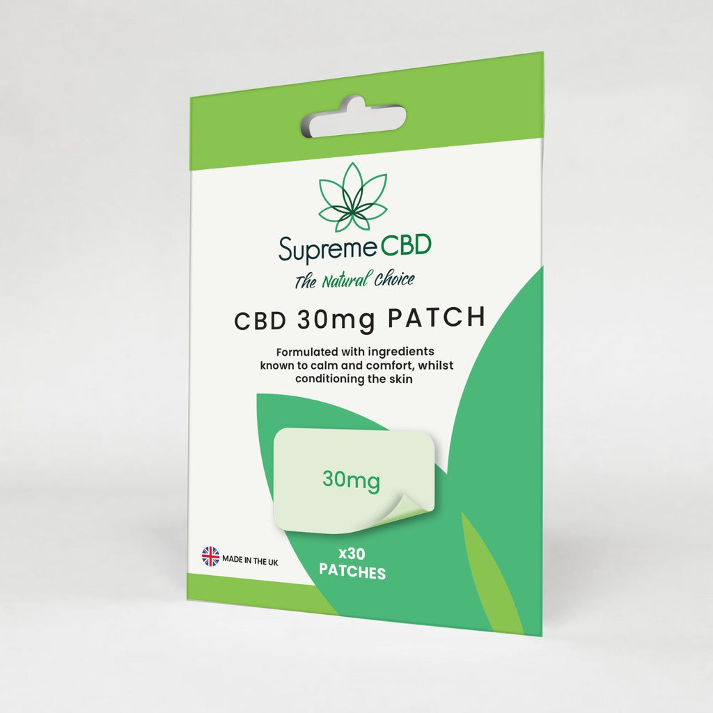 Supreme CBD Patches 30mg | Slow Release CBD Patches UK