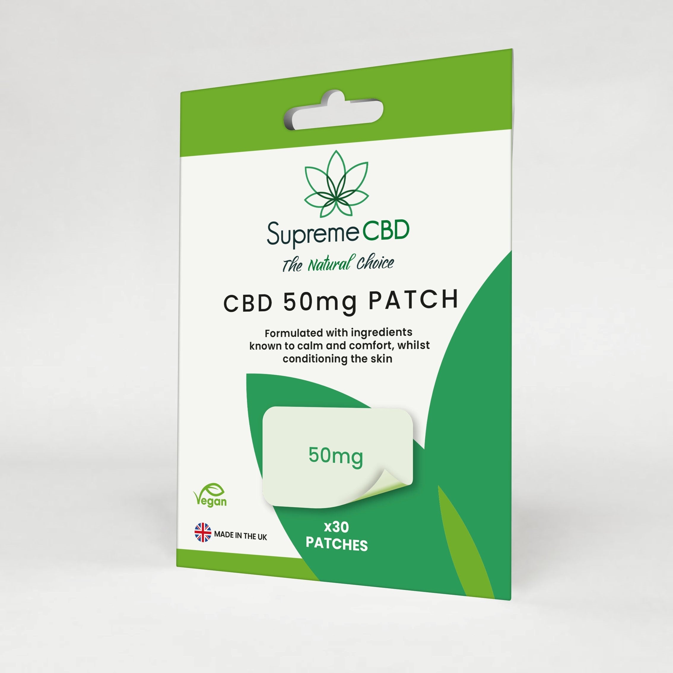 Supreme CBD Patches 50mg | Slow Release CBD Patches UK