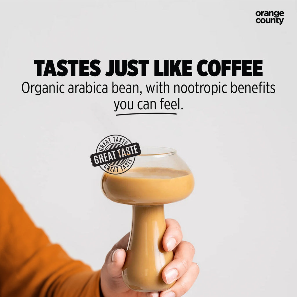 Orange County Brain Food Focus Coffee 200g | Mushroom Coffee & Adaptogen Blend
