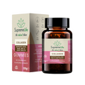 SupremeLife collagen gummies packaging with bottle on a white background