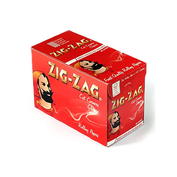100 Zig-Zag Red Regular Size Rolling Papers Default Title