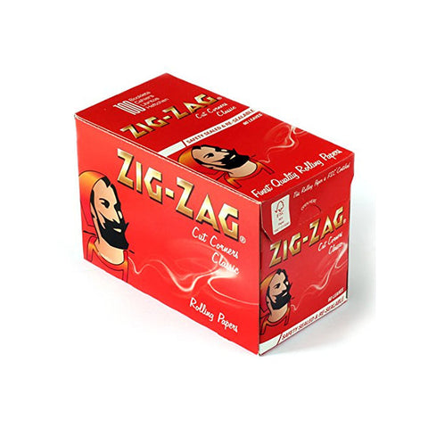 100 Zig-Zag Red Regular Size Rolling Papers Default Title