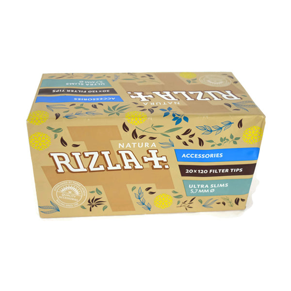 20 Pack 5.7mm Natura Rizla Ultra Slim Filter Tips Default Title