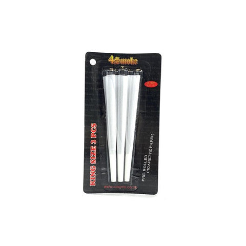 4Smoke King Size 3 piece blister Pre-rolled Rolling Paper Default Title
