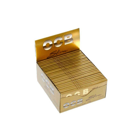 50 OCB Premium King Size Slim Gold Papers Default Title