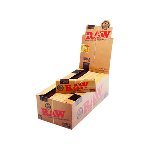50 Raw Classic Wide Rolling Papers Default Title