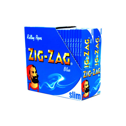 50 Zig-Zag Blue Slim King Size Rolling Papers Default Title