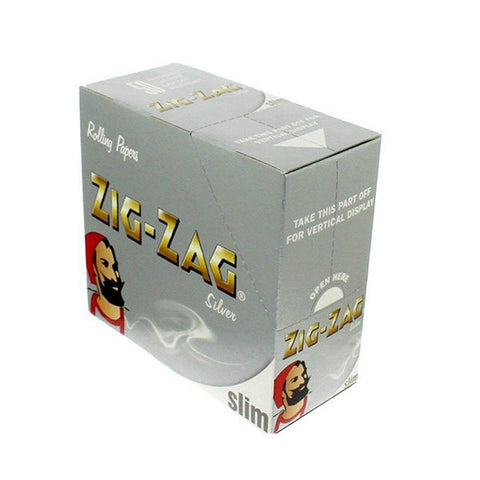 50 Zig-Zag Silver King Size Slim Rolling Papers Default Title